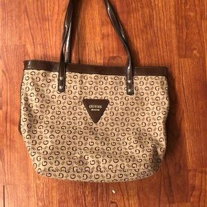 brown guess bag